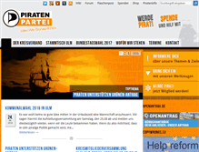 Tablet Screenshot of piraten-ulm.de